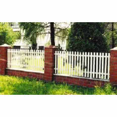 Ogrodzenie z profili PVC