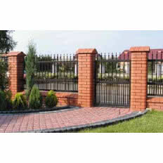 Ogrodzenie i furtka z PVC