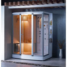 Sauna fińska z kabiną prysznicową PRESTIGE SN 601