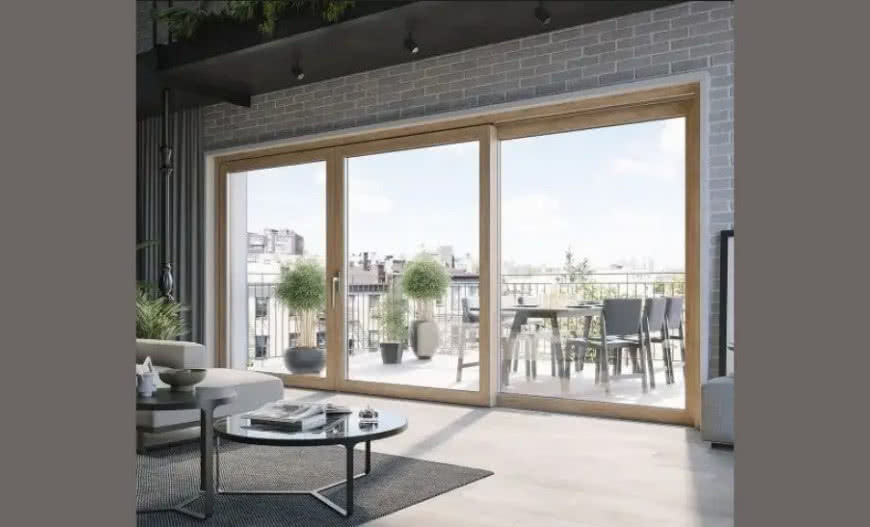 Drzwi HST 85 mm: nowoczesny design i panoramiczne widoki