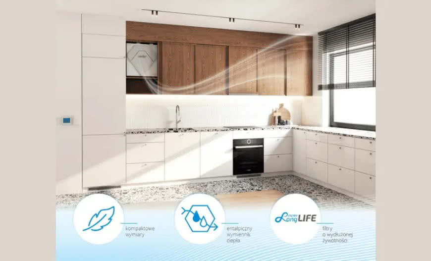 Rekuperator MISTRAL CITY - idealne rozwiązanie do małych mieszkań i domów