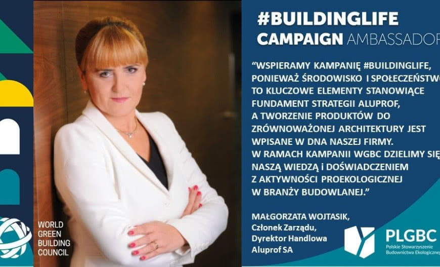 Aluprof został ambasadorem projektu #BuildingLife