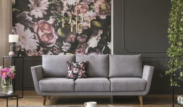 Kwiatowe aranżacje wnętrz z farbami Tikkurila Color Now 2019