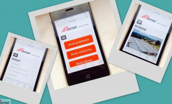 Wersja mobilna strony www.rector.pl