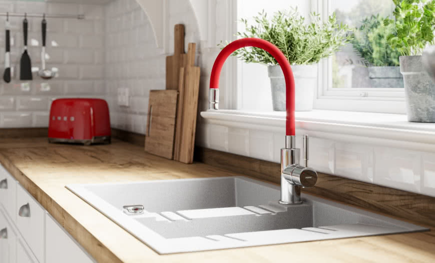 Baterie kuchenne w atrakcyjnych kolorach