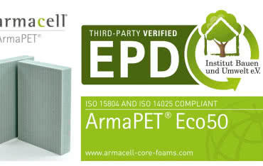 Pianka izolacyjna ArmaPET® Eco50 z pierwszą w historii Deklaracją EPD