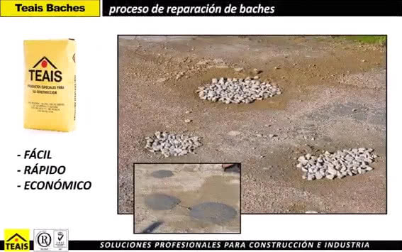 Teais baches - system naprawy naturalnych podłoży lub wylewek betonowych