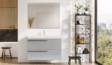 Szafki Ella do zestawów z umywalkami kolekcji Ona od Roca