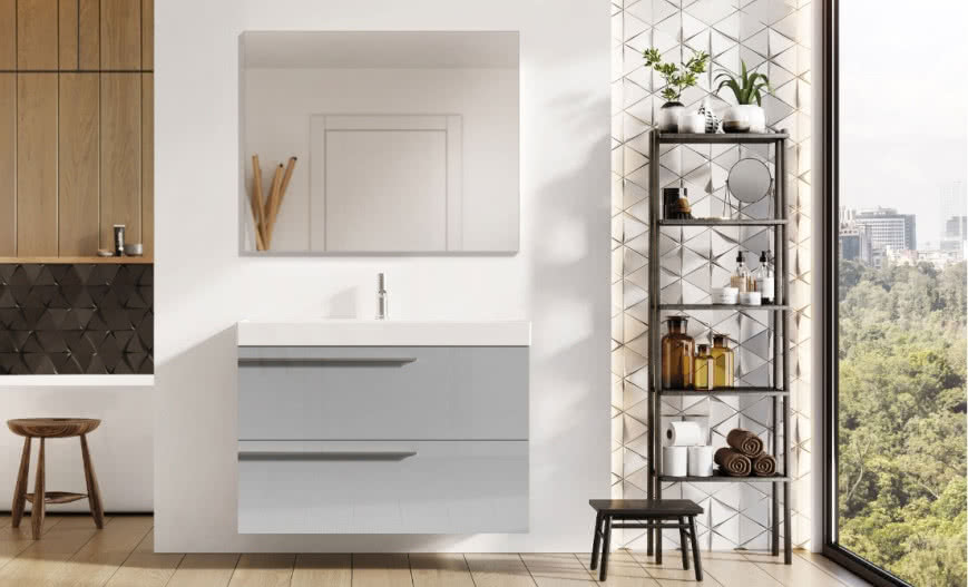 Szafki Ella do zestawów z umywalkami kolekcji Ona od Roca