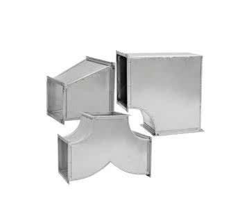 Kanały i kształtki prostokątne – wentylacyjne