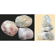 Kamień łamany dolomitowy i otoczaki dolomitowe