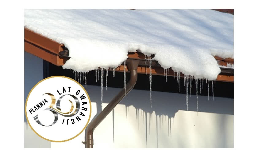 Plannja daje 30-letnią gwarancję na system rynnowy