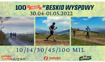 Joniec partnerem biegu 100 miles of Beskid Wyspowy