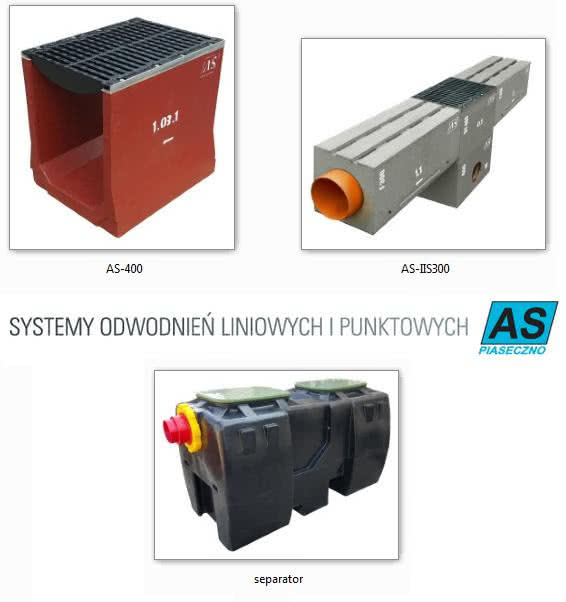 Nowości AS Odwodnienia liniowe - 2015