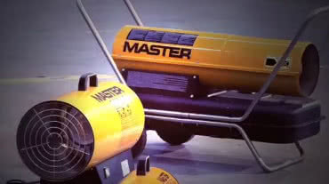 Nagrzewnice powietrza - Budowa w zimie - ogrzewanie obiektów budowlanych