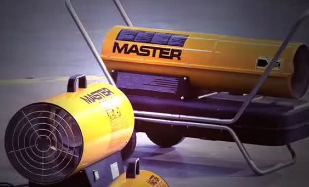 Nagrzewnice powietrza - Budowa w zimie - ogrzewanie obiektów budowlanych