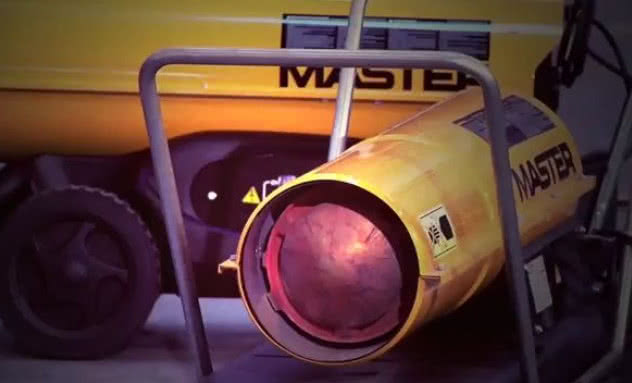 Nagrzewnice powietrza - ogrzewanie scen i namiotow