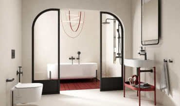 Matowa czerń w łazience – jak urządzić wnętrze z czarną armaturą krok po kroku