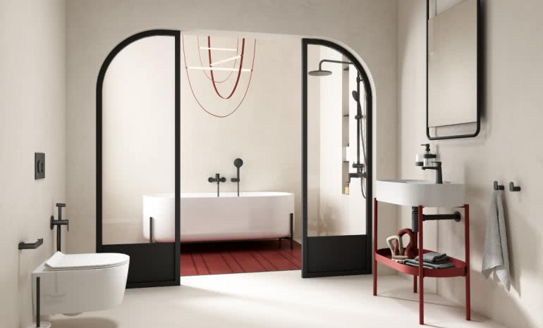 Matowa czerń w łazience – jak urządzić wnętrze z czarną armaturą krok po kroku