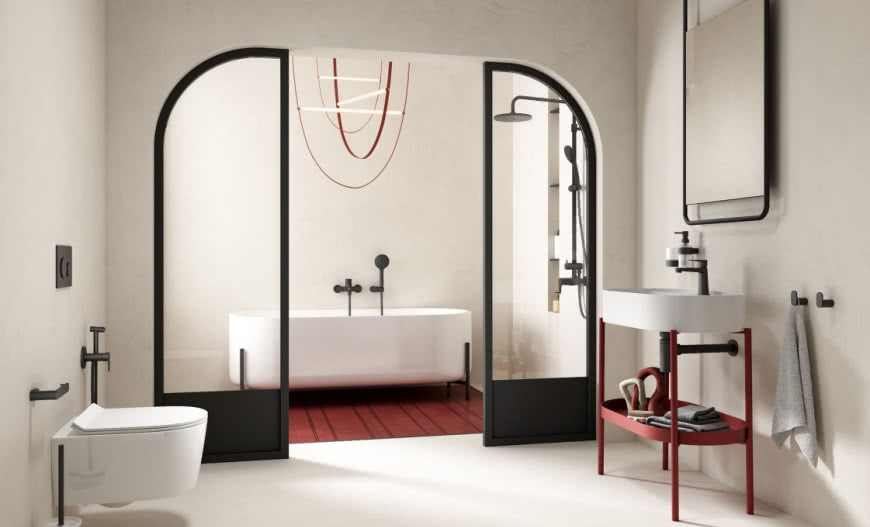 Matowa czerń w łazience – jak urządzić wnętrze z czarną armaturą krok po kroku