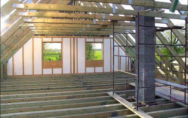 Prefabrykowane wiązary MiTek Industries w projektach pracowni "Studio Z500"