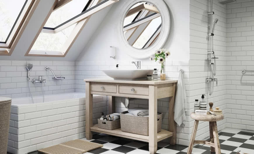 Funkcjonalna aranżacja małej łazienki 