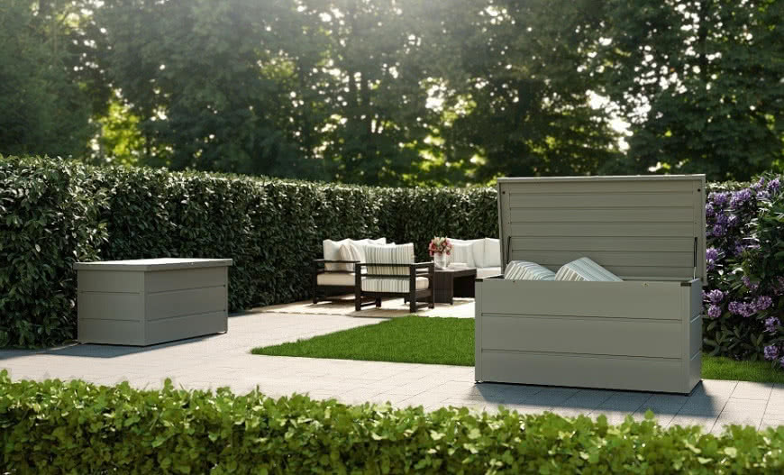 Metalowe skrzynie ogrodowe - idealne na taras i balkon!