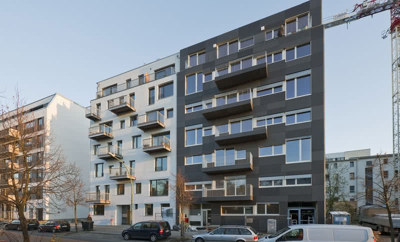 Drewno, beton i Fermacell w siedmiopiętrowych budynkach mieszkalnych