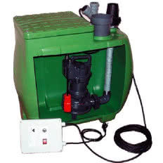 Przepompownie do odprowadzania ścieków z urządzeń sanitarnych