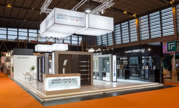Stoisko grupy OKNOPLAST wyróżnione w konkursie Stoisko Roku
