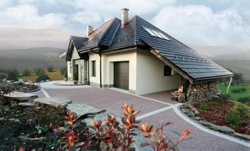 Estetyczny i trwały podjazd z kostki brukowej