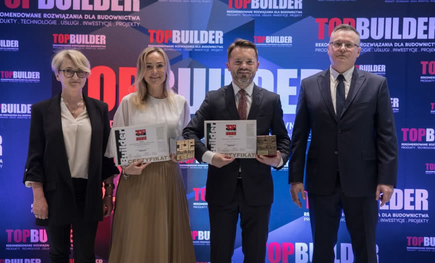 TopBuilder 2023 - trzy statuetki dla marek ISOVER i RIGIPS