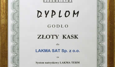 Systemy natryskowe Lakma Term nagrodzone