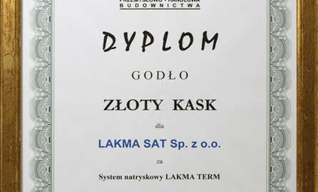 Systemy natryskowe Lakma Term nagrodzone