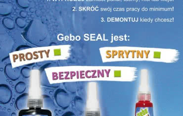 Płynne uszczelniacze do gwintów w ofercie Gebo