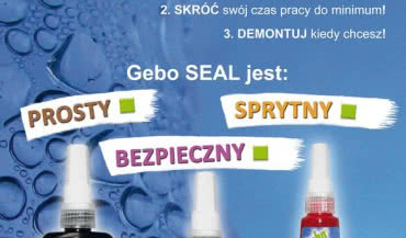 Płynne uszczelniacze do gwintów w ofercie Gebo