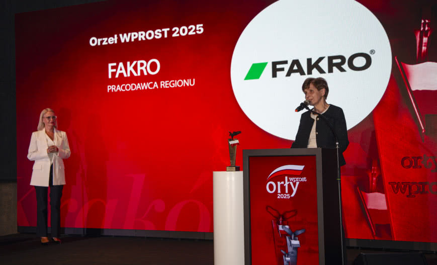 Orły Wprost 2025: FAKRO docenione za wyjątkowe podejście do pracowników