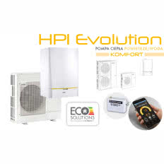 Powietrzna pompa ciepła do c.o. i c.w.u. HPI Evolution