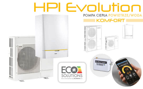 Powietrzna pompa ciepła do c.o. i c.w.u. HPI Evolution