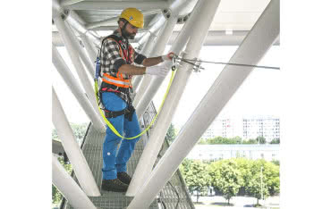Metody asekuracji pracownika, przy pracy na wysokości 