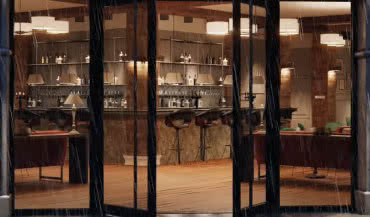 Drzwi do galerii handlowych, urzędów i restauracji MB-100GFT