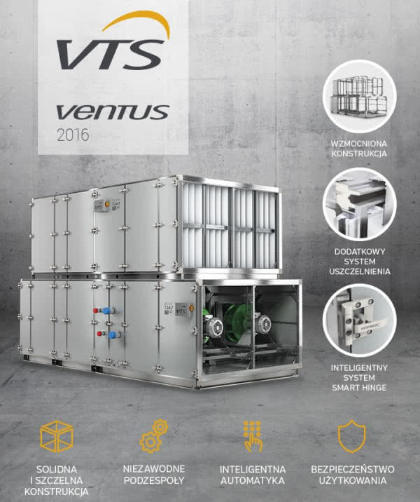 Centrala VENTUS 2016 - wynik wielu lat doświadczeń