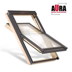 Drewniane okno dachowe AURA AVX