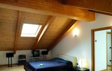 Okna dachowe w sypialni pod skosami