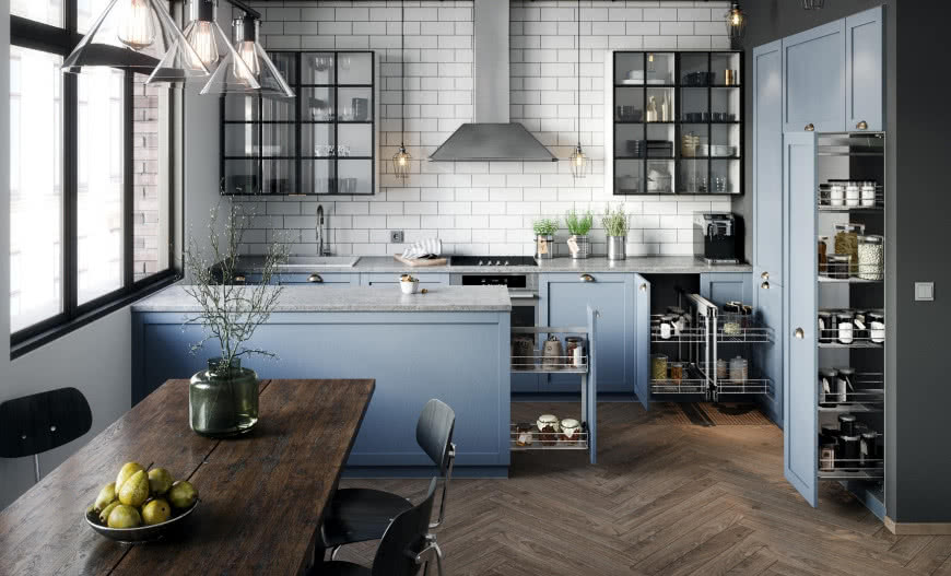 Jaki układ mebli i urządzeń kuchennych wybrać?