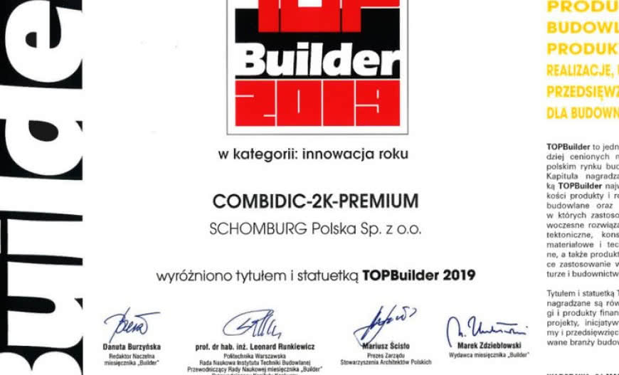Nagroda Top Builder dla Schomburg-Polska