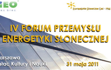 IV Forum Przemysłu Energetyki Słonecznej
