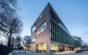 Nagradzany biurowiec Ericpol Software Pool ze szkłem firmy Guardian