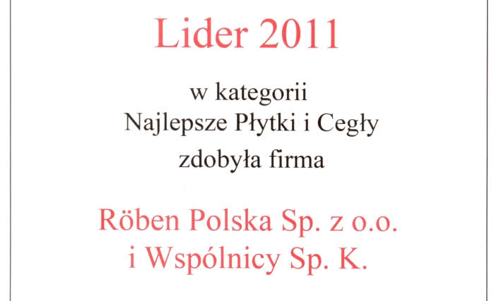 Röben Liderem 2011