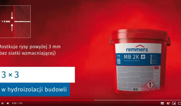 MB 2K Remmers do wielofunkcyjnej hydroizolacji budowlanej